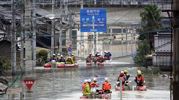 日本暴雨已致126人死亡 仍有80余人失联灾情或扩大