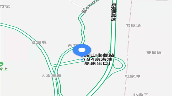 2019年10月7日17时45分,京港澳高速长潭段昭山收费站附近以北K1522处南往北因车流量大造成交通通行缓慢,至18时50分已恢复正常通行。