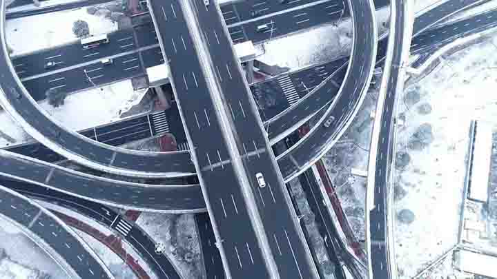 【航拍】风雪过后,畅安长沙。